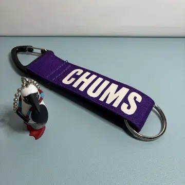 CHUMS 캐릭터 스트랩 보라색