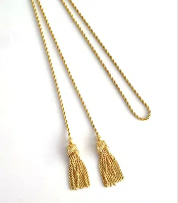 소니아 리키엘*태슬 체인 목걸이*골드*