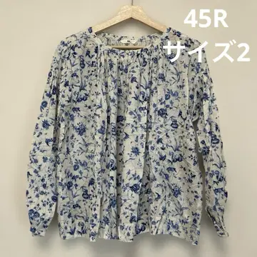 45R 사이즈 2 꽃무늬 블라우스
