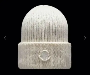 MONCLER 니트 모자 화이트