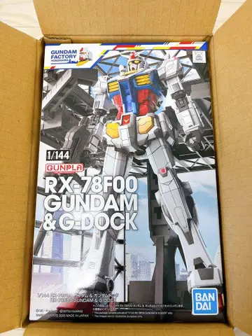 건담 RX-78F00 GUNDAM & G-DOCK 1/144 새상품