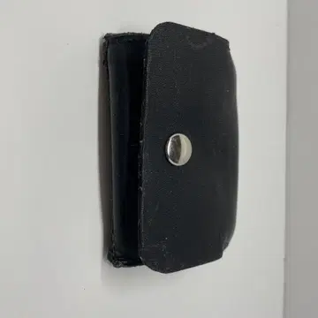 블랙 가죽 코인 케이스