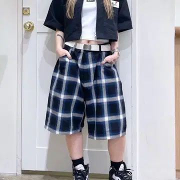 X-girl 하프 팬츠