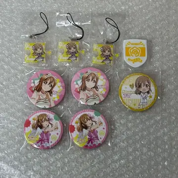 러브 라이브 선샤인 쿠니키다 하나마루 캔뱃지 Aqours 유닛