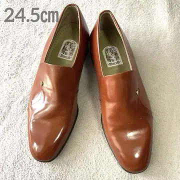 marelli 남성용 로퍼 가죽 라이트 브라운 24.5cm