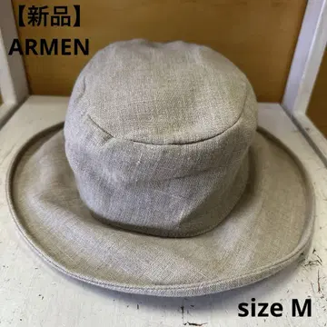 [ 새상품 ] 케32 ARMEN 아르멘 린넨 햇 sizeM 베이지