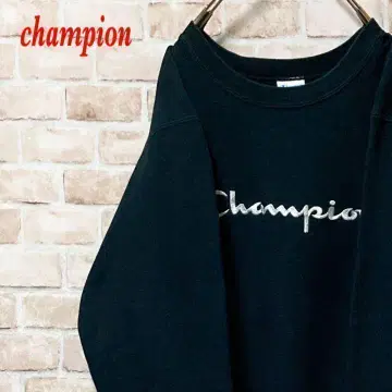 [ 레어 ] champion 챔피온 맨투맨 자수 로고 원 포인트