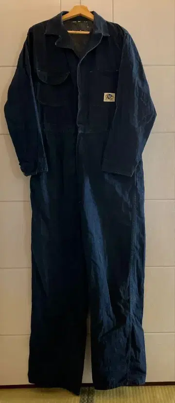 60s BLUE TOP 데님 올인원 점프수트 빈티지 구제 의류