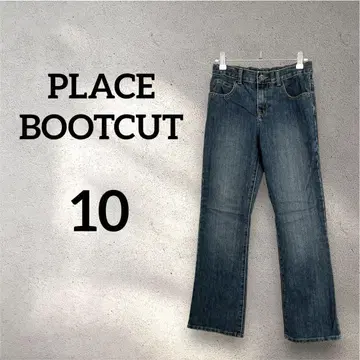 PLACE BOOTCUT [ 10 ] 스트레이트 데님 팬츠