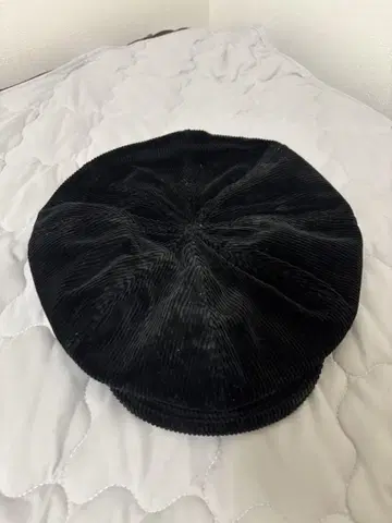 블랙 코듀로이 헌팅 캡 약 58.5cm 일본제 DECHO