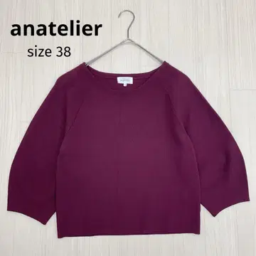 anatelier 아나텔리어 벌룬 슬리브 니트 티셔츠 38