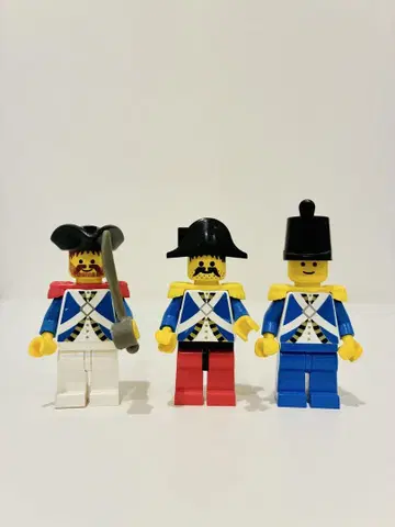 LEGO 미니 피규어 3개 세트 올드 레고 남해의 용사 시리즈