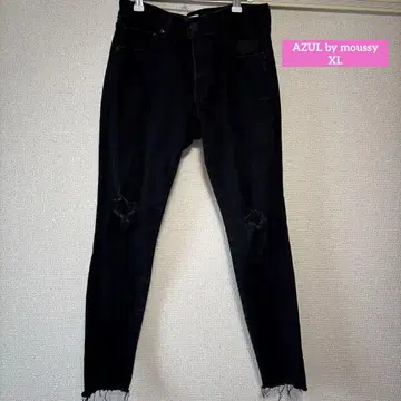 AZUL BY MOUSSY 크러쉬 데님 스키니 XL