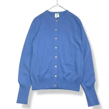 Spick & Span 캐시미어 100% 긴팔 가디건 더스티 블루 F