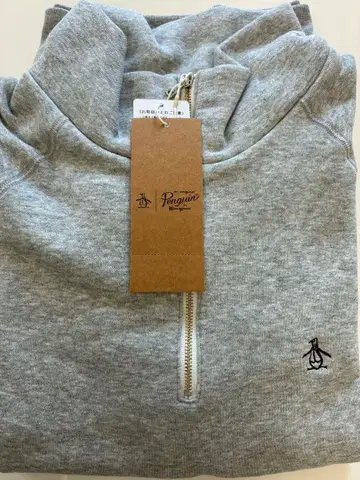 Penguin 풀 집업 맨투맨 M 사이즈 그레이