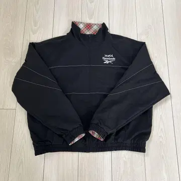 Reebok Xgirl 콜라보 리버서블 자켓 블랙 x 체크