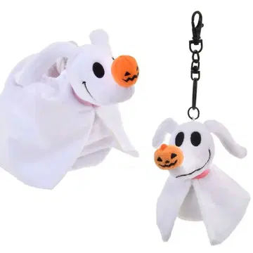 새상품 디즈니 제로 봉제 인형 키링 & 파우치 2세트 나이트메어