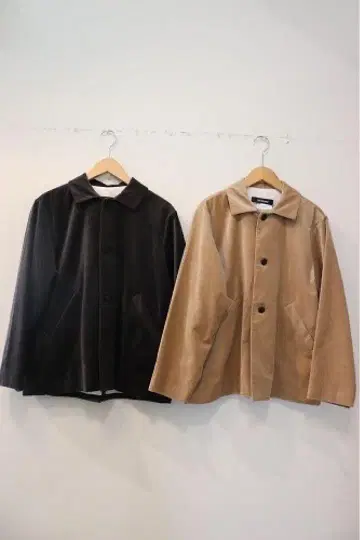 베리떼꾸르 벨벳틴 자켓 그레이