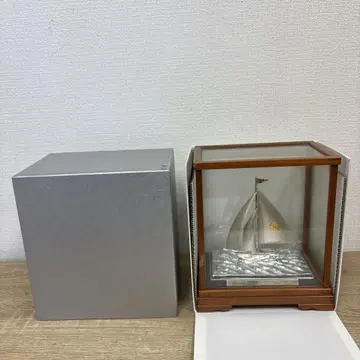 순은 마감 요트 범선 입상 인테리어 앤티크