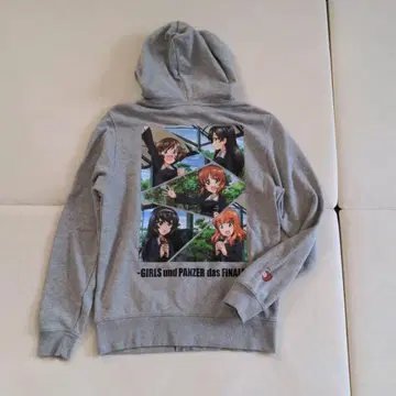 걸즈 앤 판처 최종장 후드티 M 걸판 초롱아귀 자수