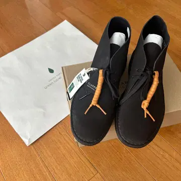 [ 새상품 미사용 ] 클락스 오리지널스 디저트 부츠 블랙 스웨이드