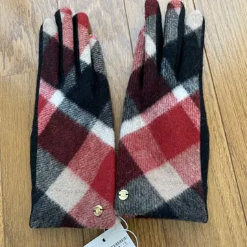 BLUE LABEL CRESTBRIDGE 장갑 체크 무늬 새상품 미사용