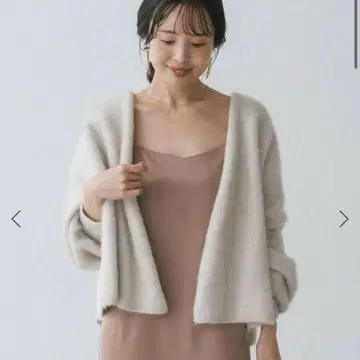 NOBLE FOX/Ca 퍼 니트 가디건