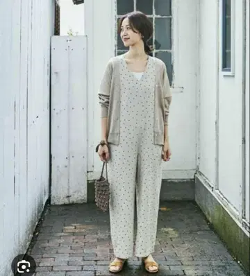 URBAN RESEARCH DOORS 린넨 도트 살로펫 M 사이즈