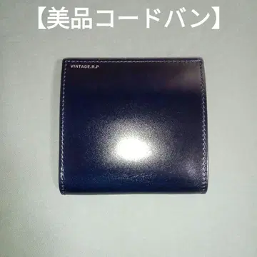작은 세로 사용 지갑 코도반 네이비 로네오 Loneo 장지갑 같은 브랜드