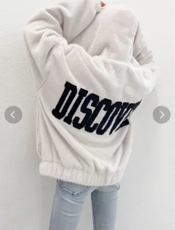 GYDA DISCOVER 에코 퍼 BIG HOODIE 지퍼 후디