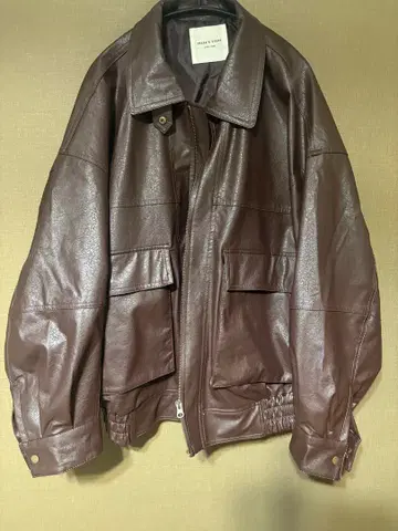 연말 SALE 프릭스스토어 페이크 레더 자켓