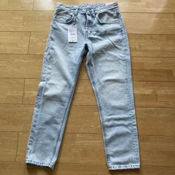 새상품 ZARA 자라 라이트 블루 데님 팬츠 EU38 (JP 30)