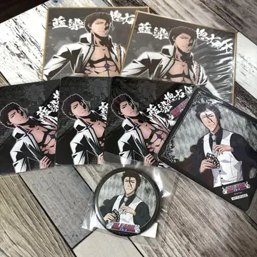 BLEACH WEB 복권 아이젠 소스케 색지 혜택 캔뱃지