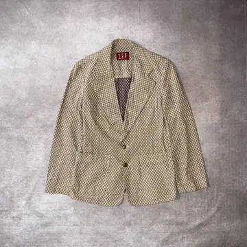 70s LEE 기하학 패턴 tailored jacket