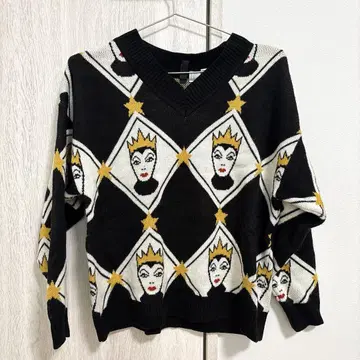 레어 h&m Disney 말레피센트 콜라보 니트