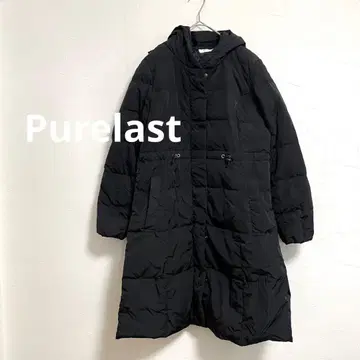 퓨어 라스트 purelast 롱 다운 코트 블랙 여성용 M
