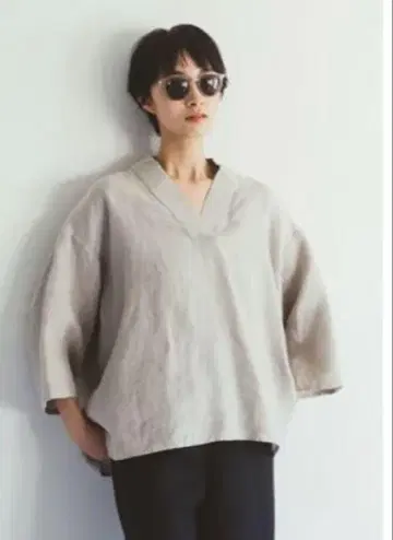 fog linen work 린넨 상의 내추럴