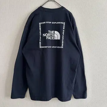 THE NORTH FACE 네이비 롱T셔츠 M 네이비