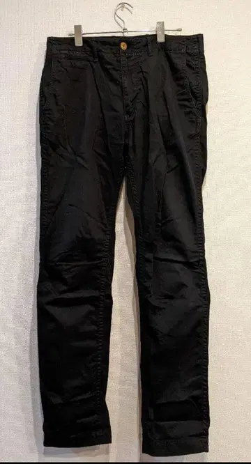 vendor things 슬림핏 치노 팬츠 블랙