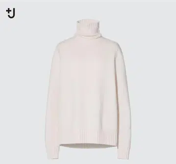 UNIQLO +J 미들 게이지 캐시미어 블렌드 터틀넥 스웨터 사이즈 XL