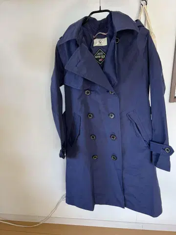 AIGLE GORE-TEX 네이비 트렌치코트