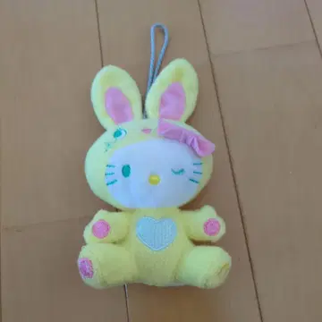 헬로키티 봉제 인형 토끼 귀 포함