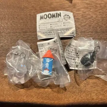 무민 메지루시 액세서리 2종 가챠 3종