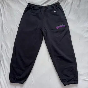 Champion 블랙 스웨트 팬츠