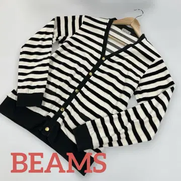 [ BEAMS ] 벨로아 느낌 가디건 보더 남성용 M #2499