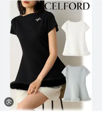 CELFORD 반팔 상의 블랙 38