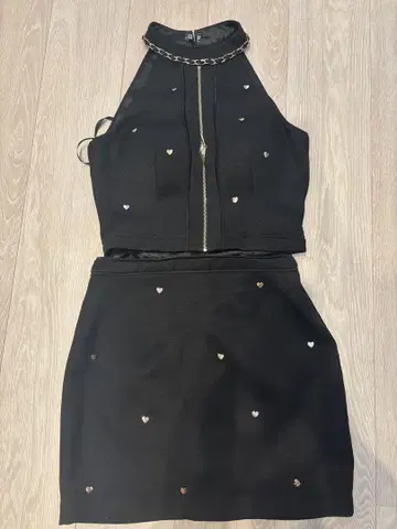 ROBE de FLEURS 블랙 셋업 M