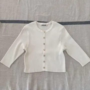 AURALEE GIZA HIGH GAUGE RIB KNIT 1