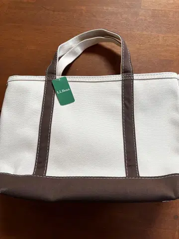 L.L.Bean 토트백 화이트/브라운 레귤러