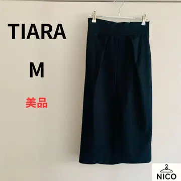 새상품급 TIARA 박스 타이트 스커트 포멀 비즈니스 오피스 M